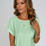 Becky™ | Lässiges Lochmuster-Top
