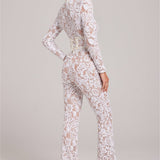 Lisa - Eleganter Jumpsuit In Pizzo