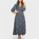 Maxikleid mit Blumenmuster für Frauen