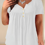 Zoey™ - Schicke Plissee-Bluse in Übergröße