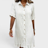 Camille™ | Elegantes Denim-Kleid