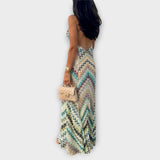 Remi - Maxi Kleid mit buntem Zickzackmuster von Missoni