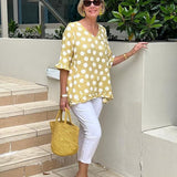 Chloe™ - Stylische V-Ausschnitt Bluse