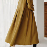 Ella - Lockeres Leinenkleid mit Seitentaschen