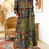 Isabelle | Ethnisches Patchwork-Kleid