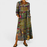 Léonie™ | Elegantes Boho-Denim-Kleid