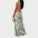 Remi - Maxi Kleid mit buntem Zickzackmuster von Missoni