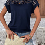 Talia™ - Lässiges Spitzen-Batwing-T-Shirt