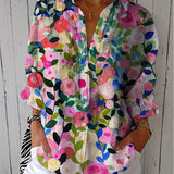Frida | Bloom Canvas Bluse