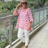 Beth™ | Stilvolle V-Ausschnitt Bluse