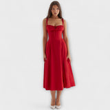 Zipporas - Enganliegendes Kleid mit modernem Frühlingsblumenmuster