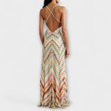 Remi - Maxi Kleid mit buntem Zickzackmuster von Missoni