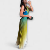 Haven - Maxikleid ohne Ärmel Tie-Dye
