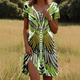 Mabel™ - Trendiges Ethnisch Bedrucktes Sommerkleid