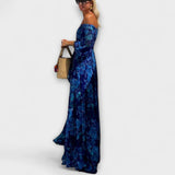 Juniper - Maxikleid mit Blumenmuster und schulterfrei für den Urlaub