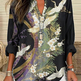 Orielle™ - Elegante Flugdruck-Bluse