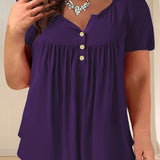 Zoey™ - Schicke Plissee-Bluse in Übergröße