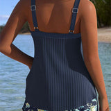 Clara™ – Elegantes Floral Tankini Set