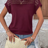 Talia™ - Lässiges Spitzen-Batwing-T-Shirt