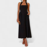 Lydia - Midikleid mit Halterneck und Taillendetail
