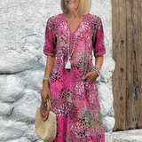 Chantal | Vibrante Midi Kleid (Fast ausverkauft)