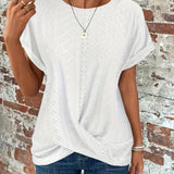 Carrie™ - Bequemes T-Shirt mit Twist-Saum
