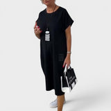 Nicole | Midi Kleid mit Taschen