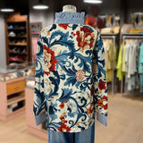 Serenity™ - Klassische Vintage Blumenmuster Bluse