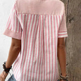 Monroe™ | Weiche gestreifte Bluse