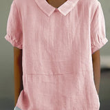 Amalie ™ - Entspannt geschnittene Bluse mit Kragen