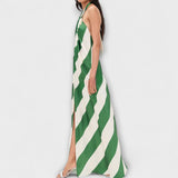 Marlowe - Maxikleid mit Streifen und Rückenausschnitt