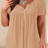 Zoey™ - Schicke Plissee-Bluse in Übergröße