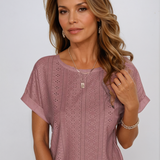 Becky™ | Lässiges Lochmuster-Top