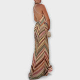 Remi - Maxi Kleid mit buntem Zickzackmuster von Missoni