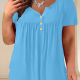 Zoey™ - Schicke Plissee-Bluse in Übergröße
