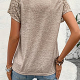 Sienna™ - Elegantes T-Shirt mit Spitzenärmeln