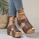 Radka - Stylische Keilsandalen