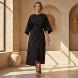 Lissey - Minimalistisches Gürtel-Luxuskleid