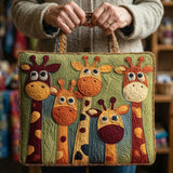 Gepolsterte Tasche - Giraffe