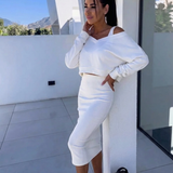 Andrea™ - Lässiges Sweatshirt und Kleid Set