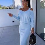 Andrea™ - Lässiges Sweatshirt und Kleid Set