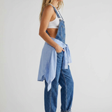Solmira | Lässiger Denim-Jumpsuit mit Trägern