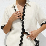 Farbblock ärmelloses Top und Shorts-Set für einen perfekten Urlaubslook