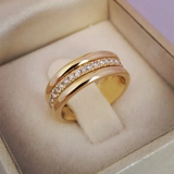 Juana - Vintage-Ring mit Zirkon-Einfassung