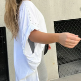 Isabelle™ - Oversized T-Shirt mit Nieten