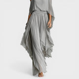 Adrienne | Elegantes Chiffonkleid mit Schlitz