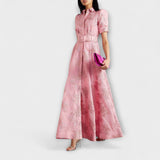 Anabella - Kleid mit kurzen, gerafften Ärmeln