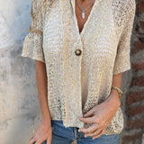 Barbara™ | Elegantes strukturiertes Top