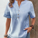 Monroe™ | Weiche gestreifte Bluse