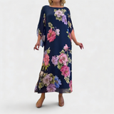 Chloé™ | Elegantes, langes Blumen-Kleid
